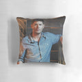 Supernatural inspired pillow featuring Jensen Ackles as Dean Winchester
