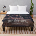 Supernatural-Inspired Plush Blanket for Fans