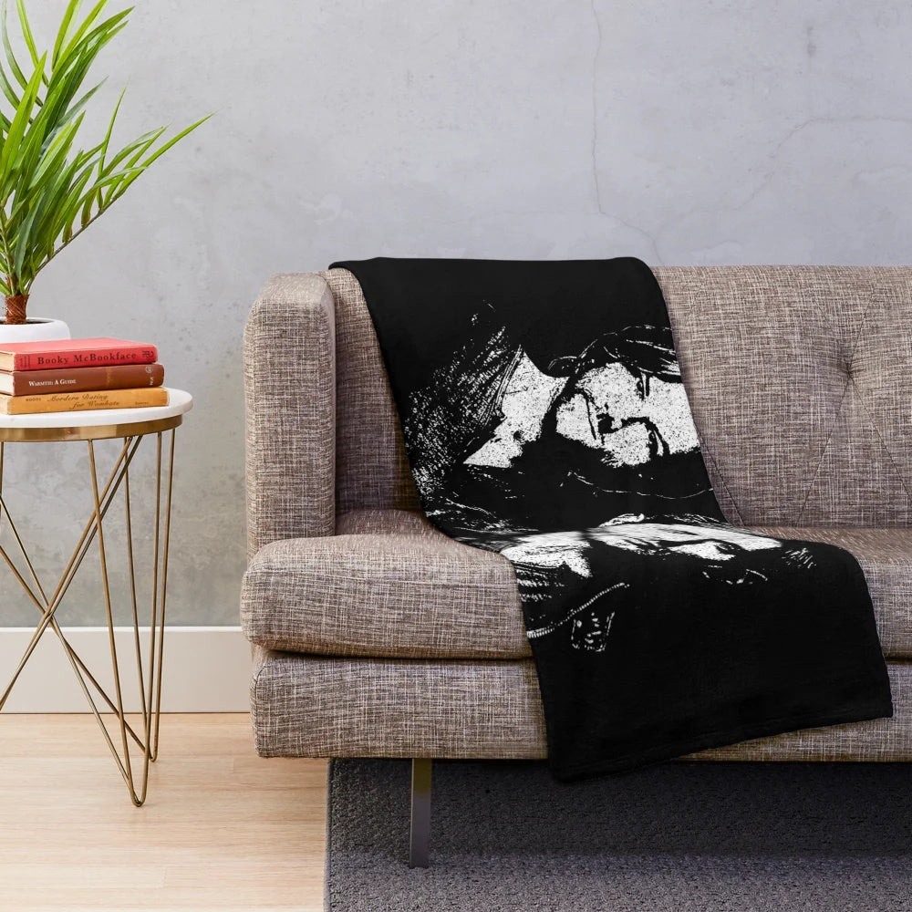 Supernatural-inspired plush blanket featuring Sam and Dean Winchester