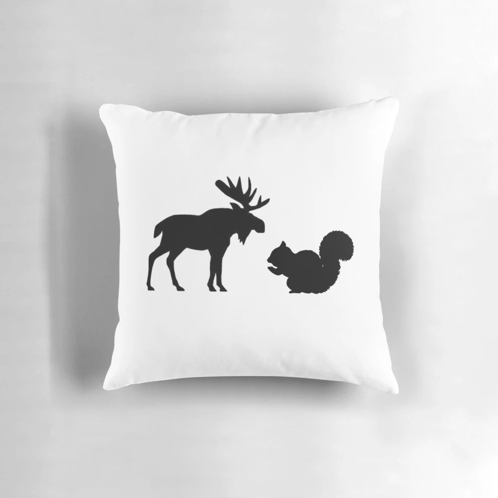 Supernatural Moose and Squirrel Pillow featuring Dean and Sam Winchester