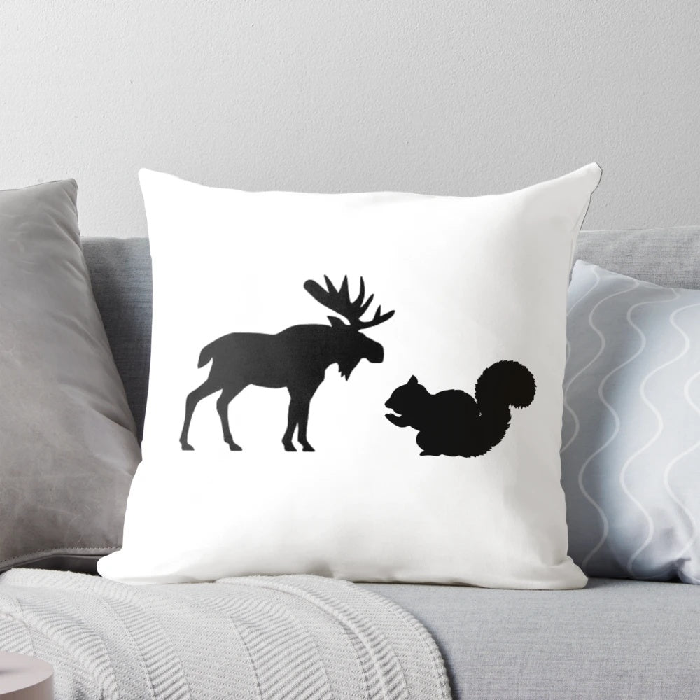Supernatural Moose and Squirrel Pillow featuring Dean and Sam Winchester