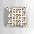 Supernatural Team Free Will Pillow featuring Dean, Sam, and Castiel from the TV show