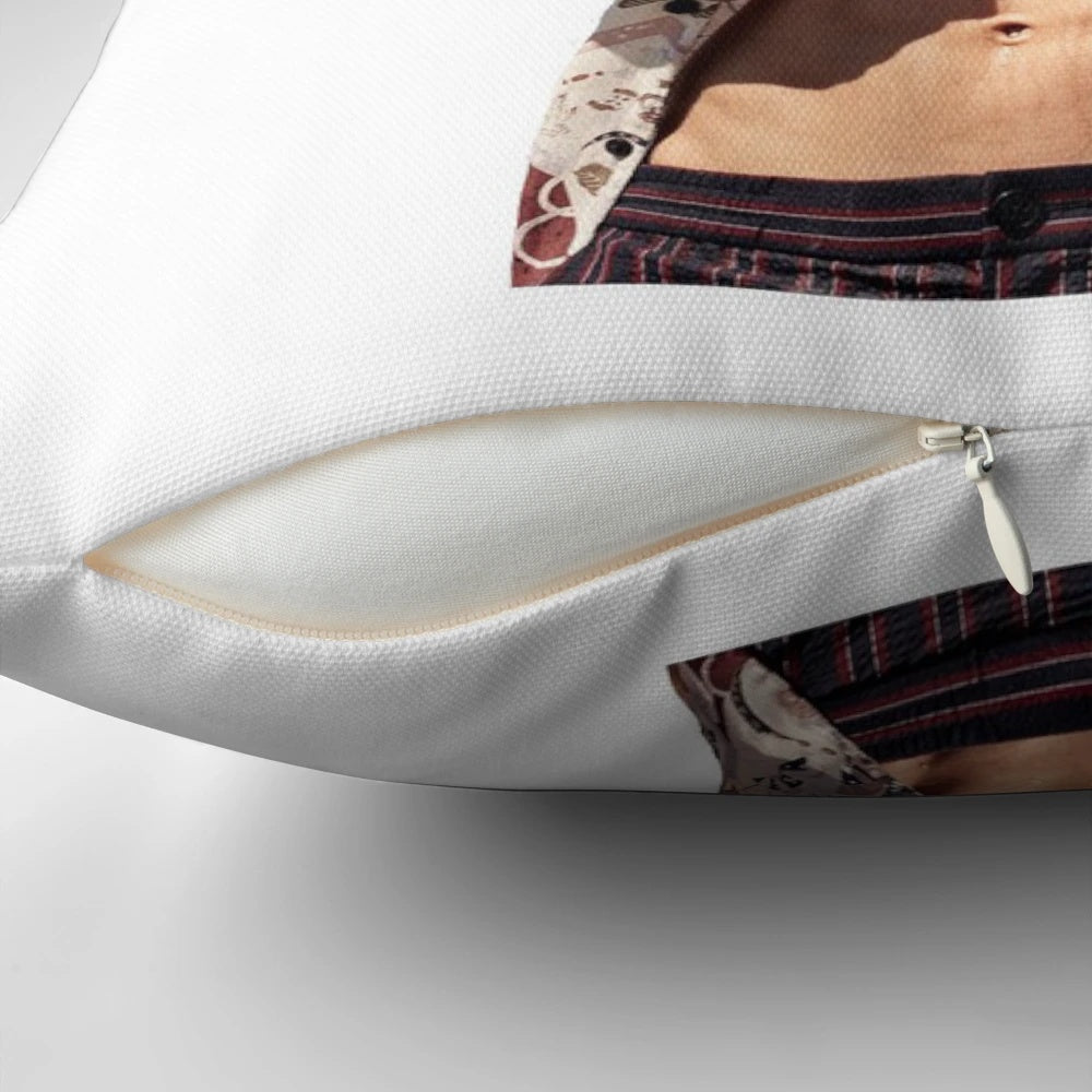 Tom Holland themed pillow case featuring the popular Spiderman actor