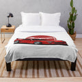 Supra MK-4 red candy plush blanket