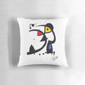 Colorful surreal art inspired decorative pillow