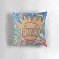 A surreal, Klimt-inspired pillow featuring the iconic WEEN 'Boognish' symbol and psychedelic marine life imagery.