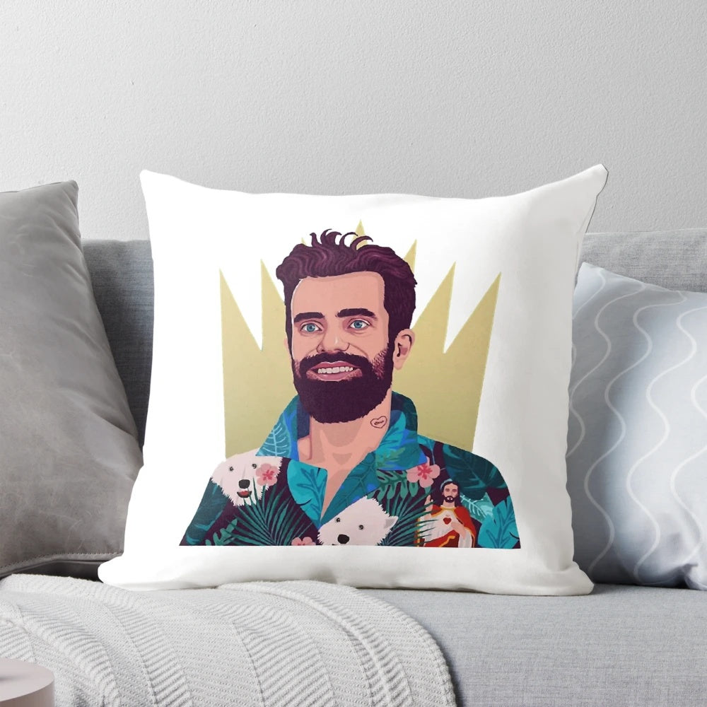 Survivor Jeff Probst Inspired Pillow for Fans of the CBS Reality TV Show