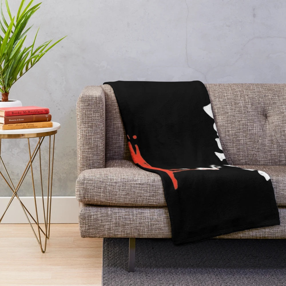 Suspiria-inspired plush horror movie blanket