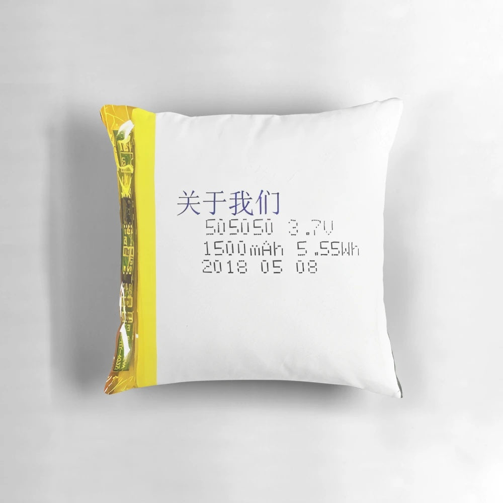 Sustainable lithium-ion pillow for a good night's sleep