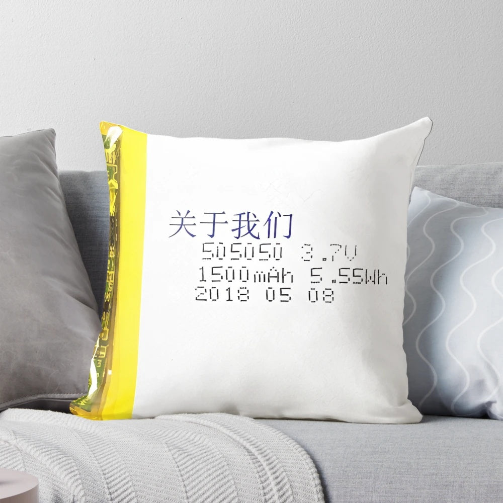 Sustainable lithium-ion pillow for a good night's sleep