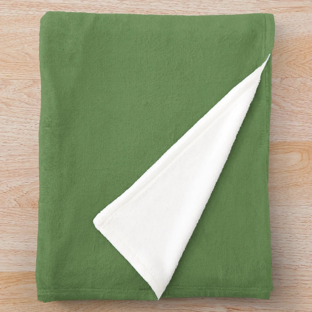 Permaculture-inspired plush blanket for eco-conscious living