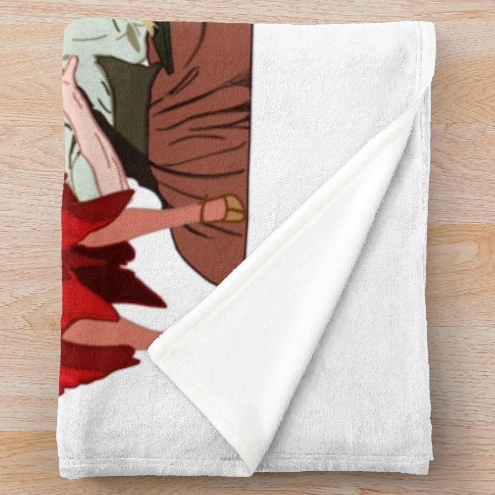 Sutton Foster inspired plush blanket for musical theater and Broadway fans