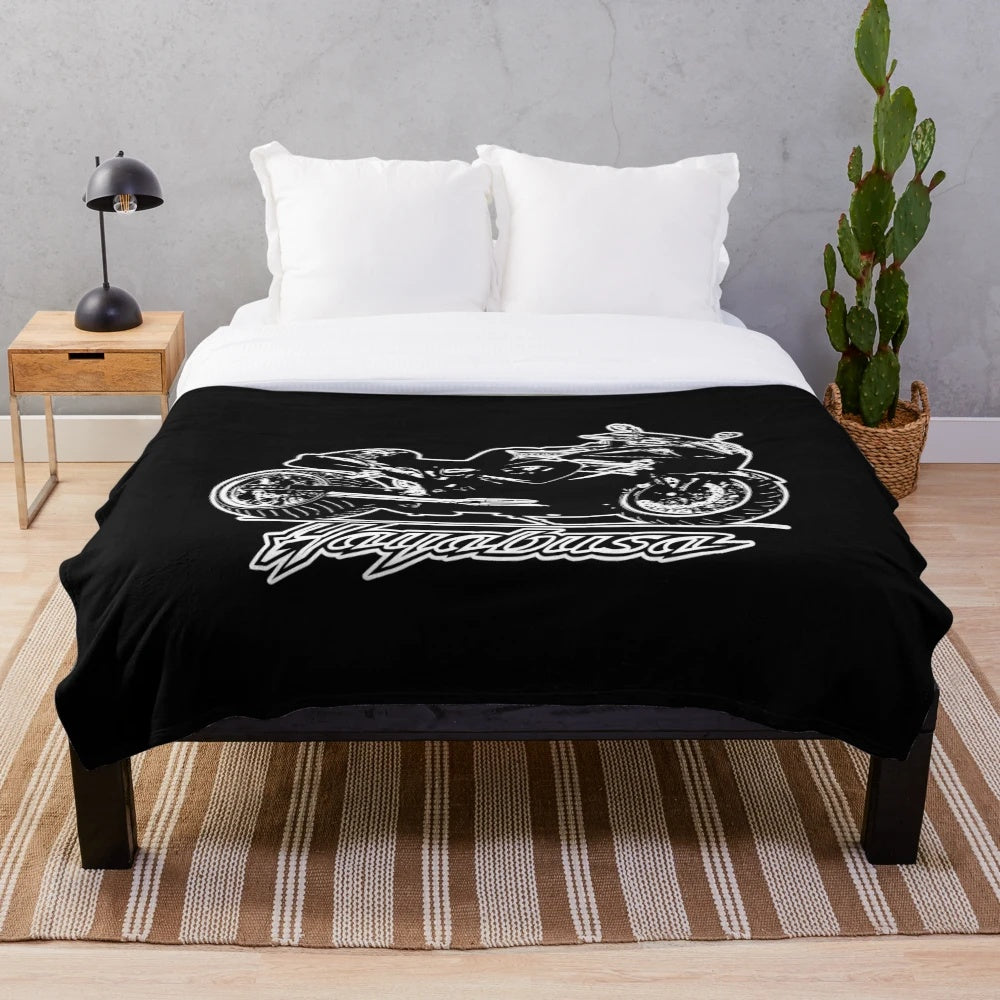 Suzuki Hayabusa inspired plush blanket