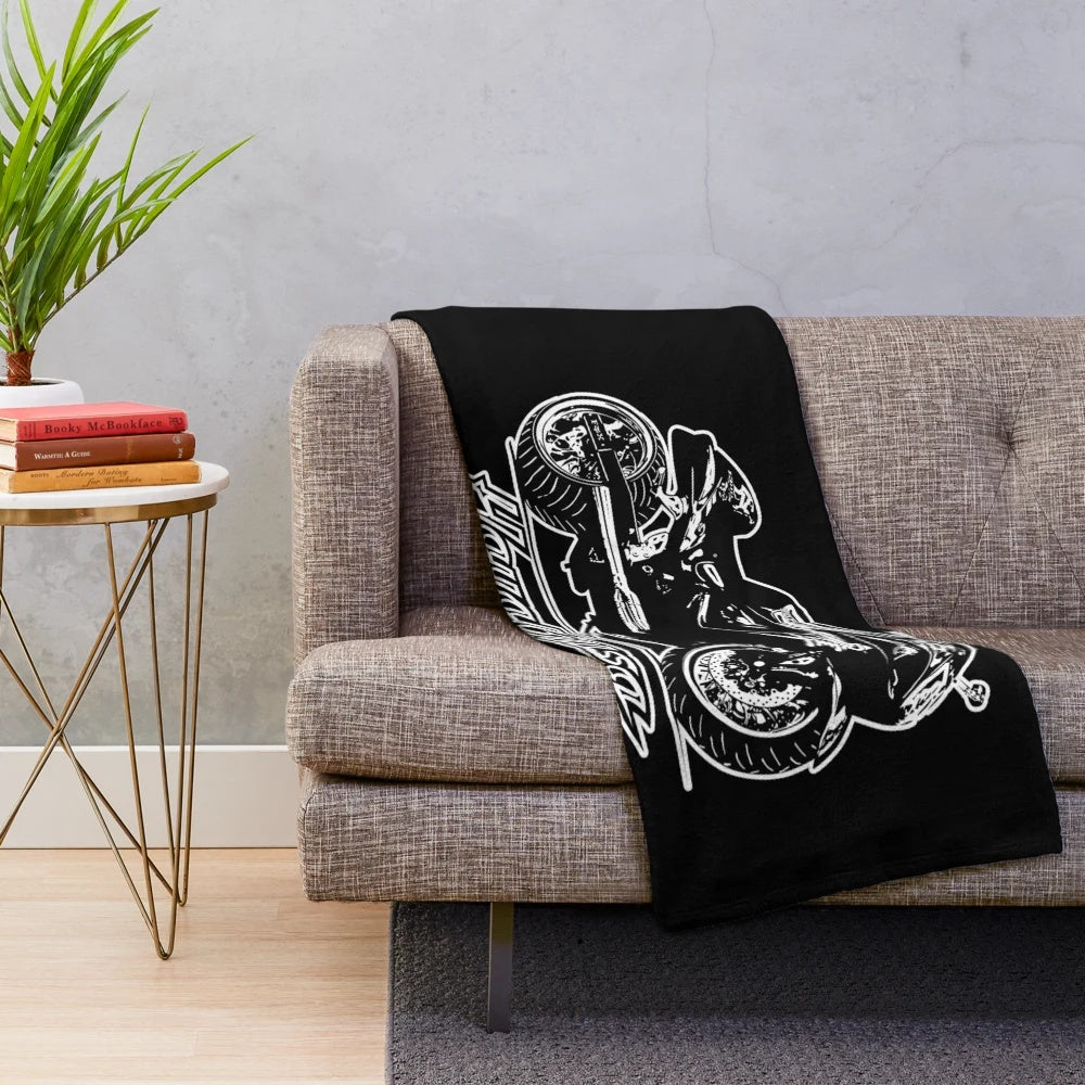 Suzuki Hayabusa inspired plush blanket