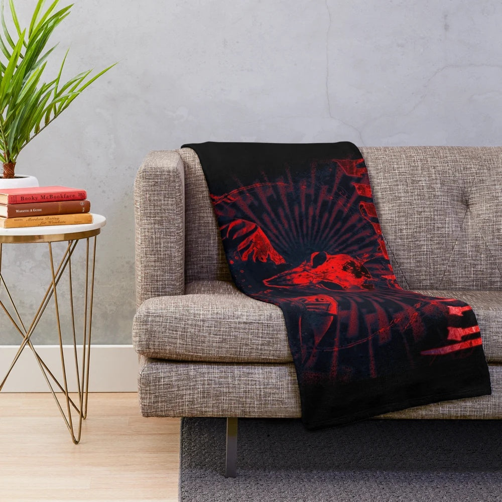 Svdden Death metal plush blanket featuring electronic dance music elements