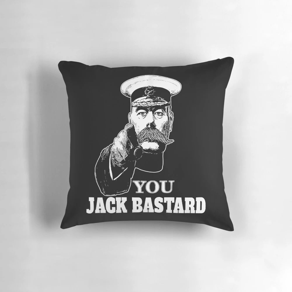 Swansea City Football Fans Pillow with 'YOU JACK BASTARD' Design