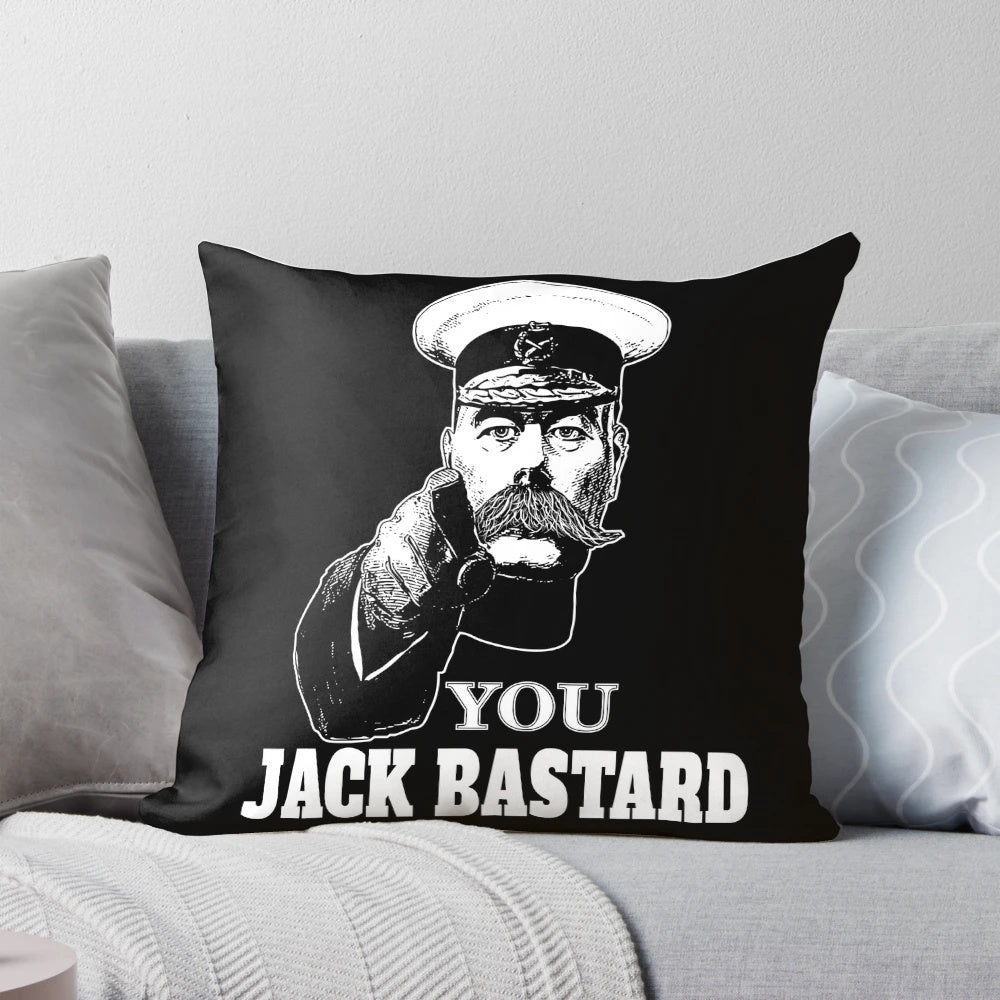 Swansea City Football Fans Pillow with 'YOU JACK BASTARD' Design