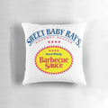 Sweet Baby Ray's Barbecue Pillow featuring Mark Zuckerberg's signature BBQ sauce