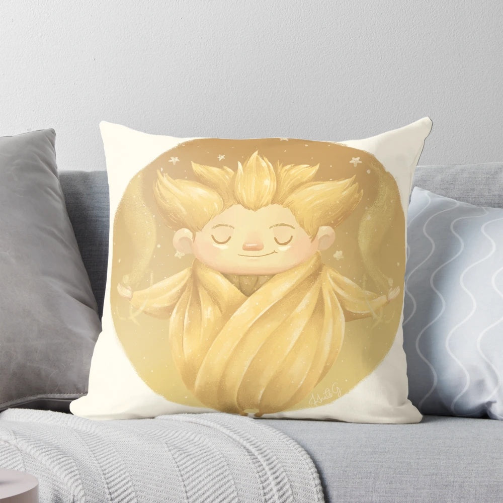Sweet Dreams Pillow featuring Dreamworks' Jack Frost and Sandman characters, designed to provide comfort and relaxation.