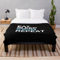 Swim lover plush blanket featuring a swimming themed design