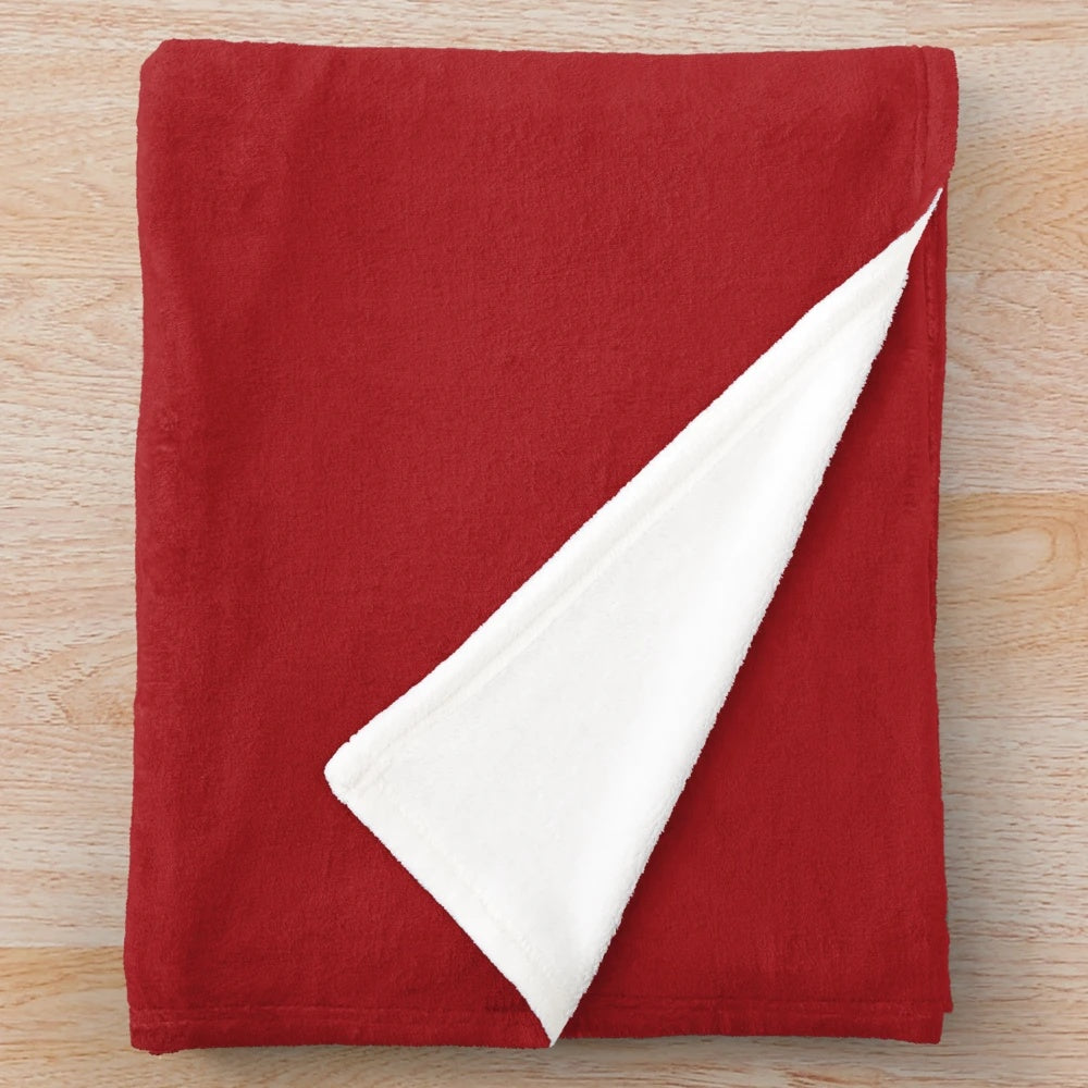 Swiss Cross Plush Blanket, minimalist wall art