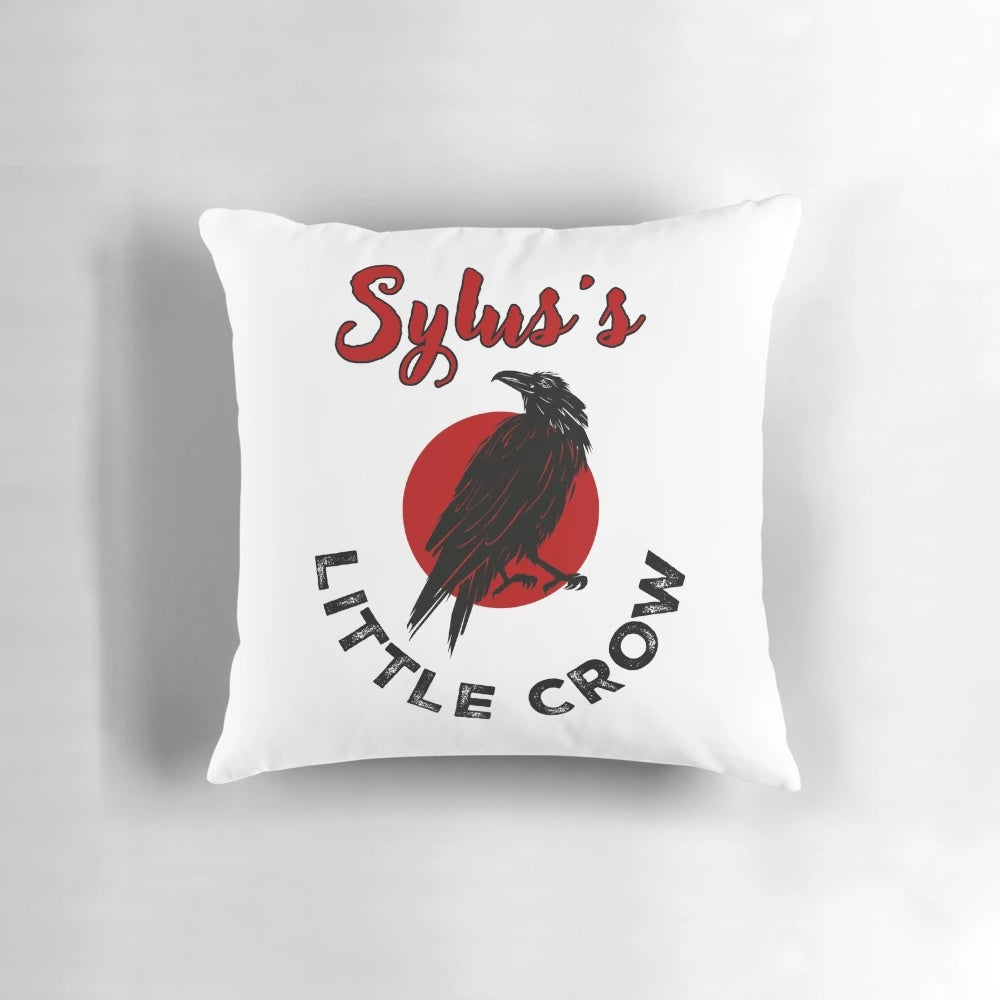 Soft and cozy pillow featuring the characters Sylus and Crow from the love and deepspace otome anime and gaming series.