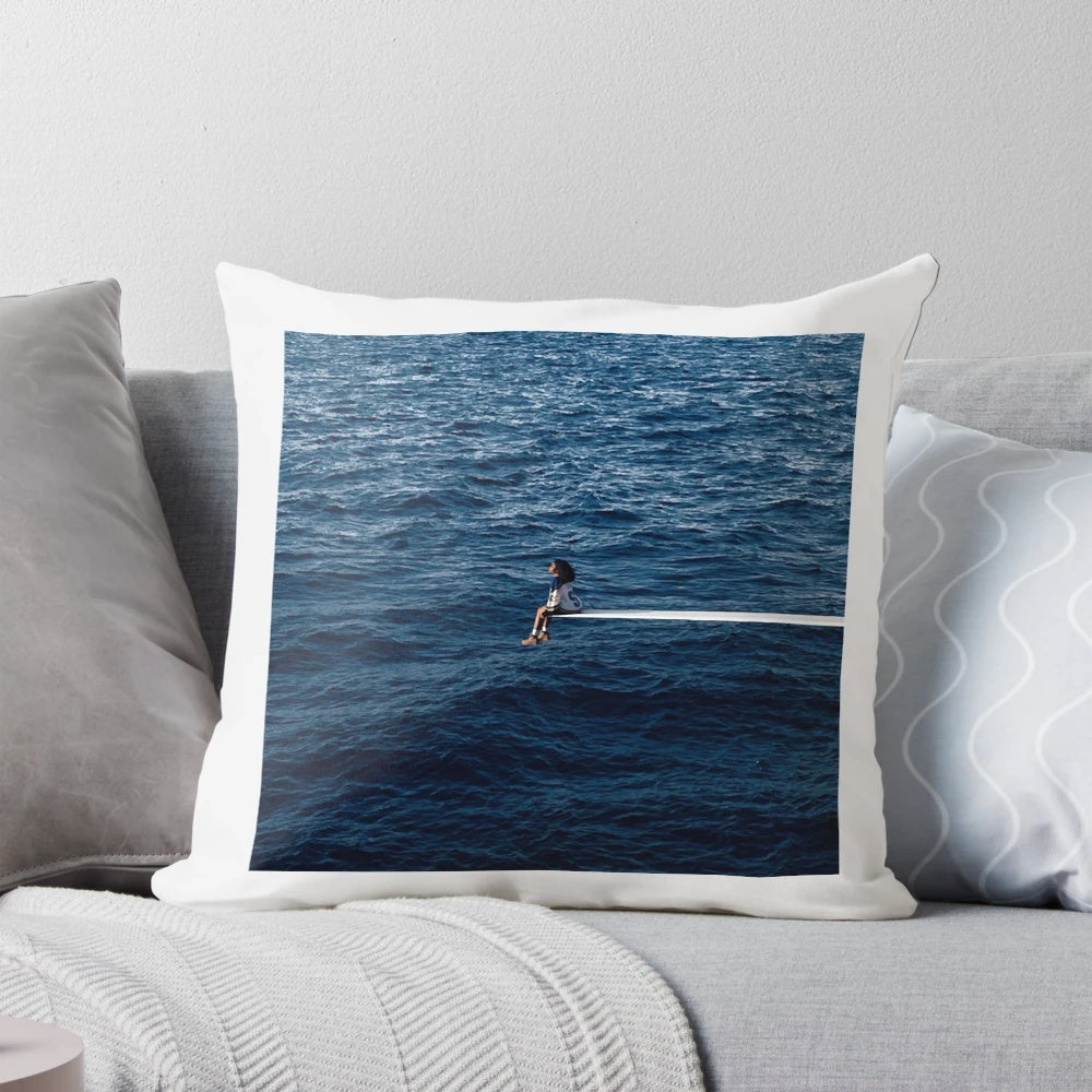 SZA SOS Pillow featuring the official SZA logo and album art