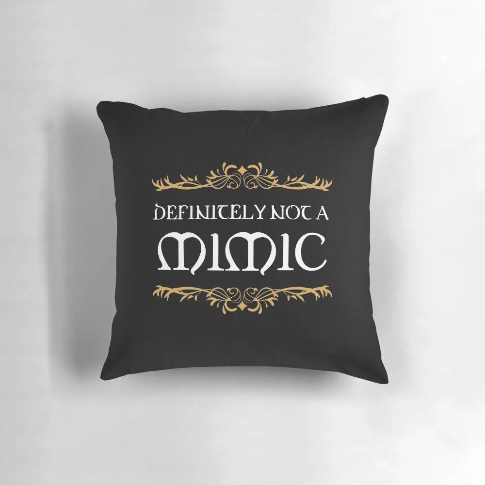 Decorative pillow with a tabletop gaming and fantasy design
