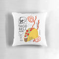 Taco Bell Pillow featuring the iconic Taco Bell logo and design