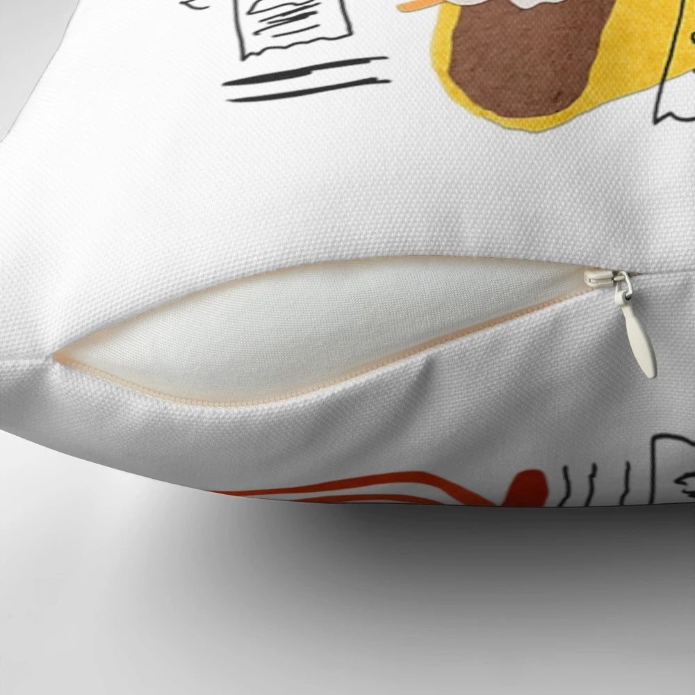Taco Bell Pillow featuring the iconic Taco Bell logo and design
