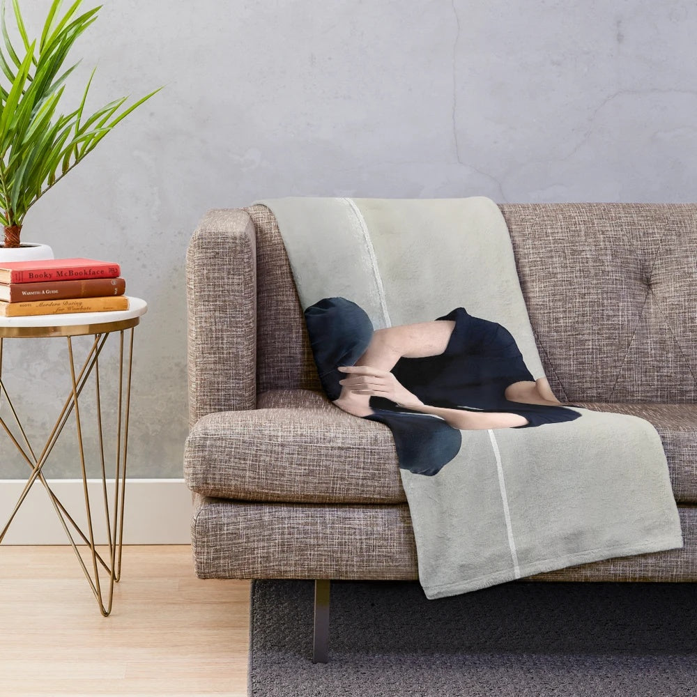 Cozy taehyung plush blanket for bts v fans