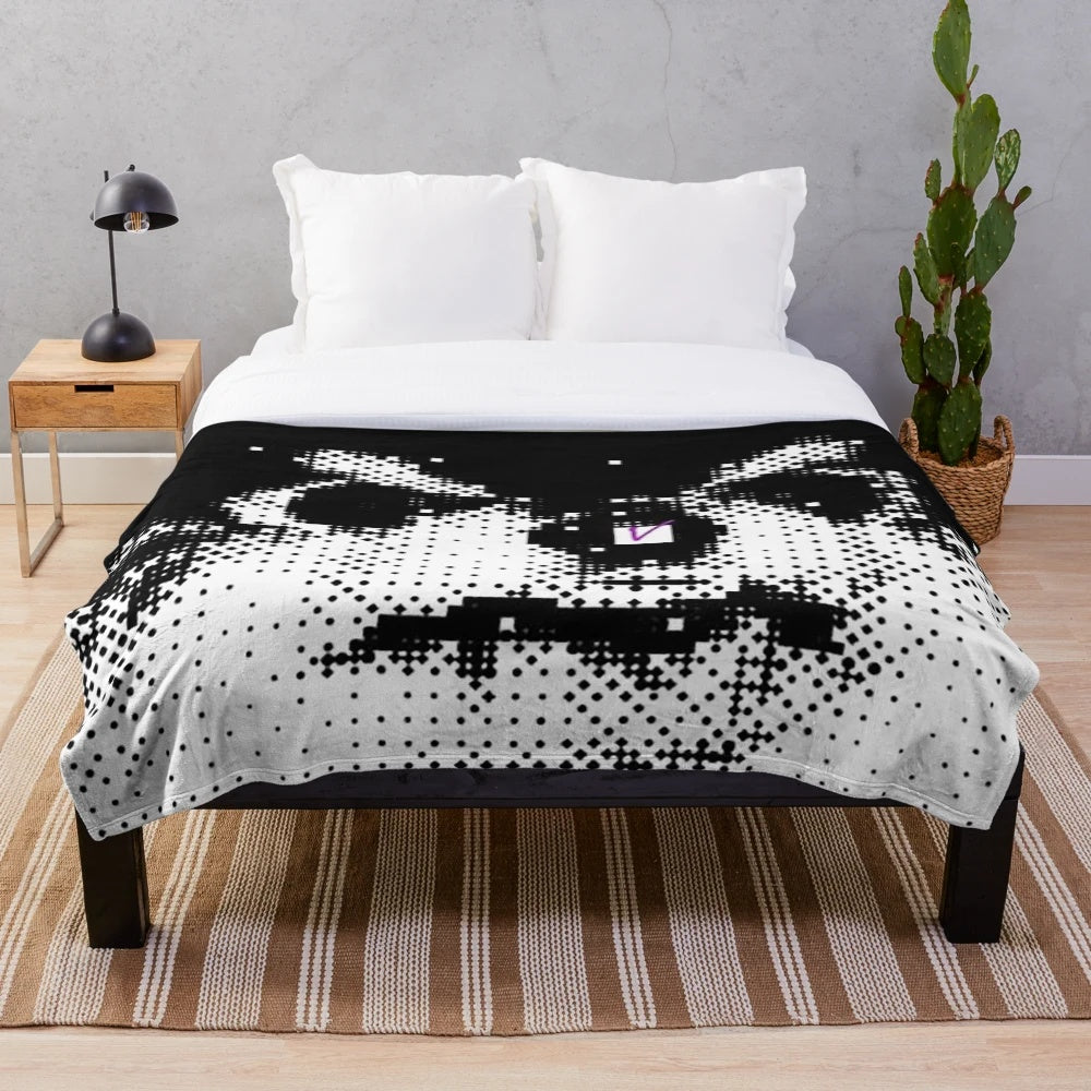 BTS Taehyung 'Layover' album cover inspired plush blanket