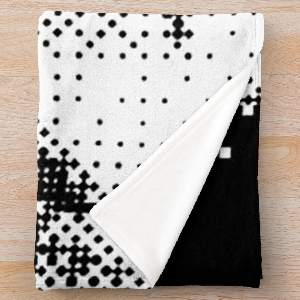 BTS Taehyung 'Layover' album cover inspired plush blanket