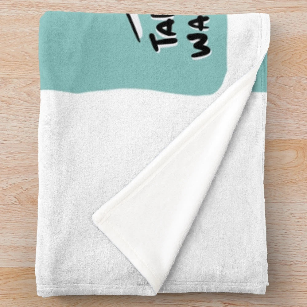Taika Waititi plush blanket for movie enthusiasts