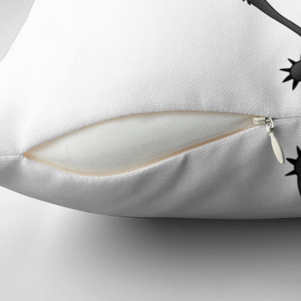 Tairneanach Pillow featuring a mythical dragon and fantasy elements