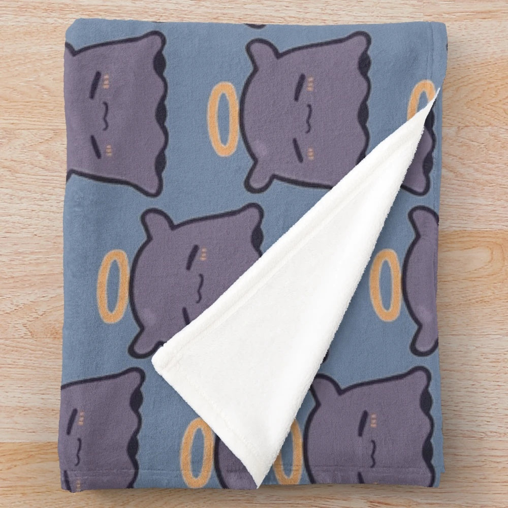 Takodachi inspired plush blanket featuring Hololive virtual youtubers