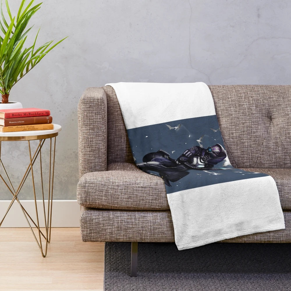 Tali Zorah Mass Effect inspired plush blanket