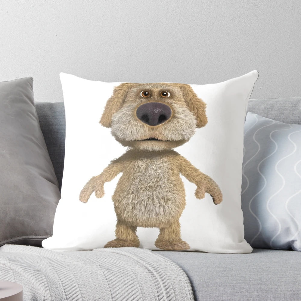 Talking Ben Interactive Plush Pillow - Soft and Cuddly Companion for Kids