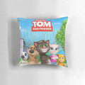 Talking Tom and Friends characters discussing a pillow in the animated series movie