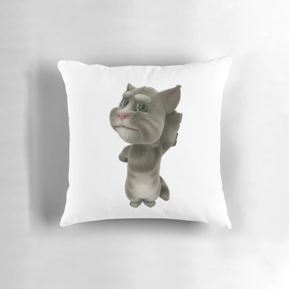 Talking Tom Premium T-Shirt Pillow, featuring the popular kids' character from the My Talking Tom and Friends series