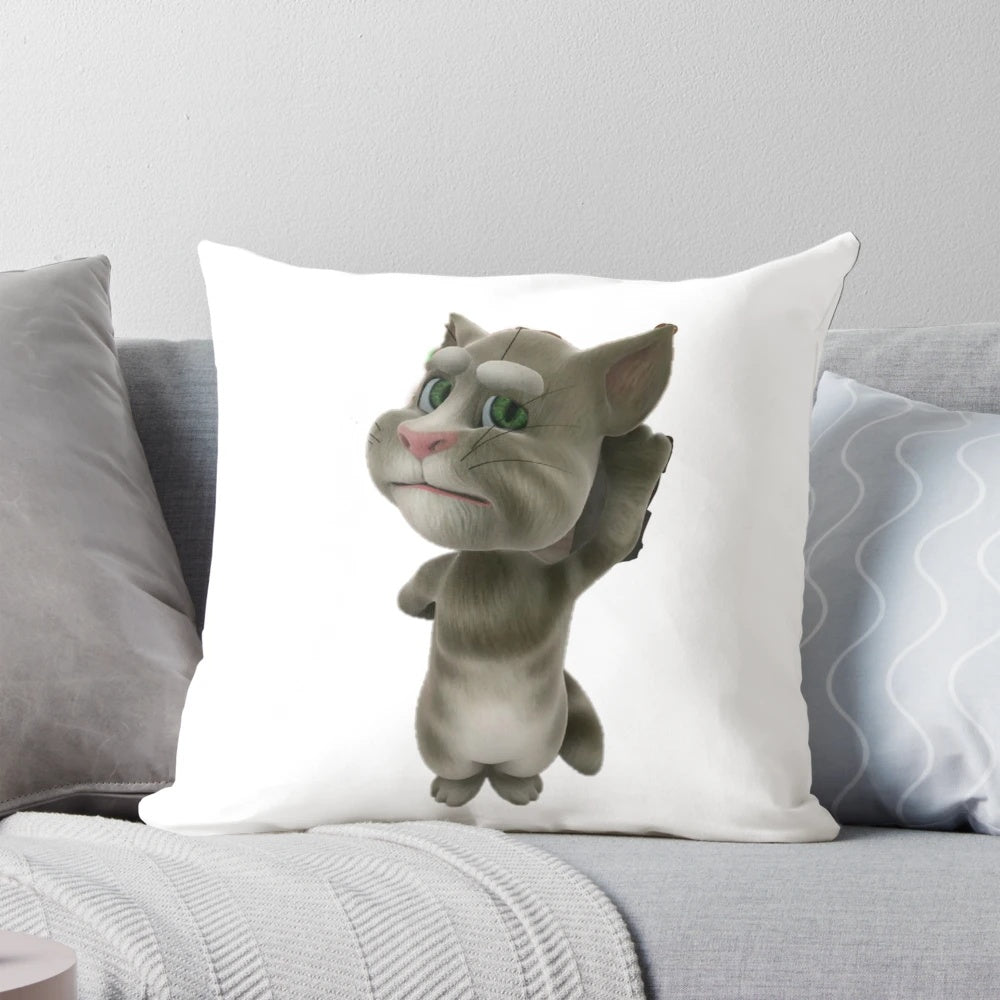 Talking Tom Premium T-Shirt Pillow, featuring the popular kids' character from the My Talking Tom and Friends series