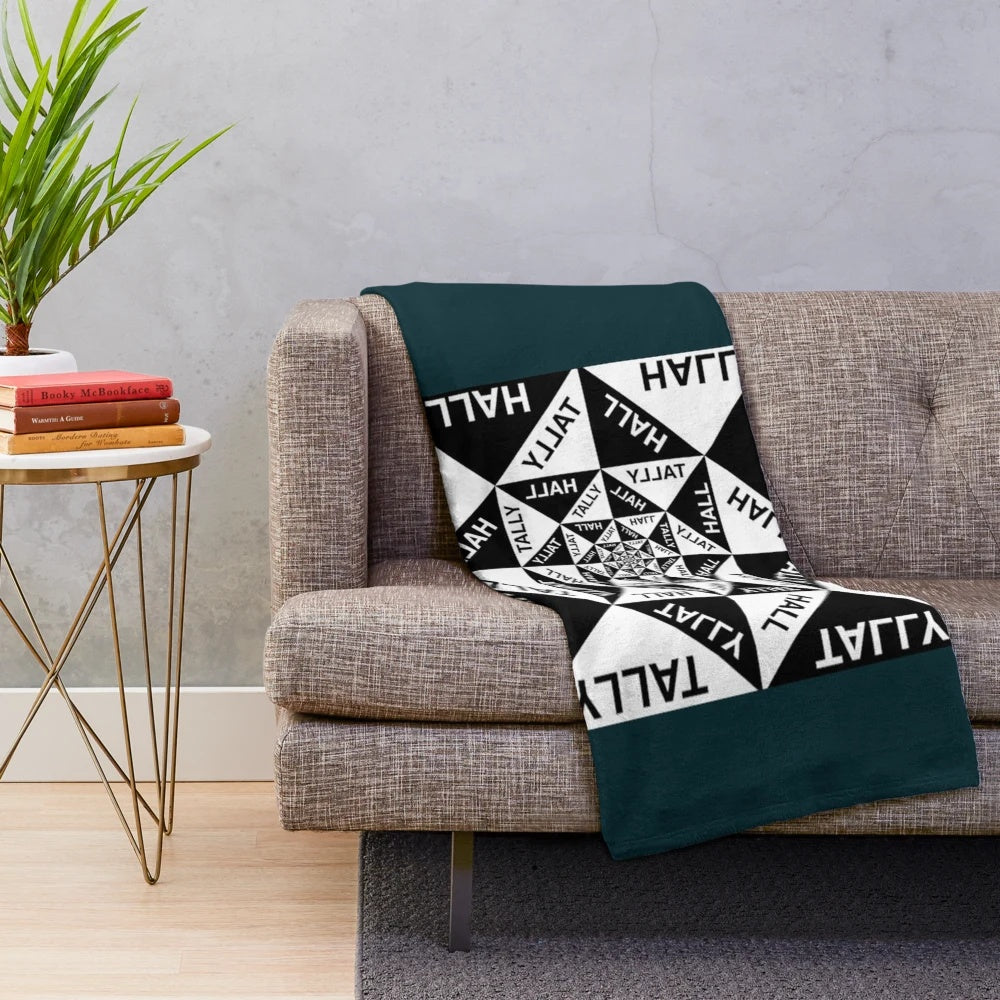 Tally Hall inspired indie pop plush blanket with band logo design
