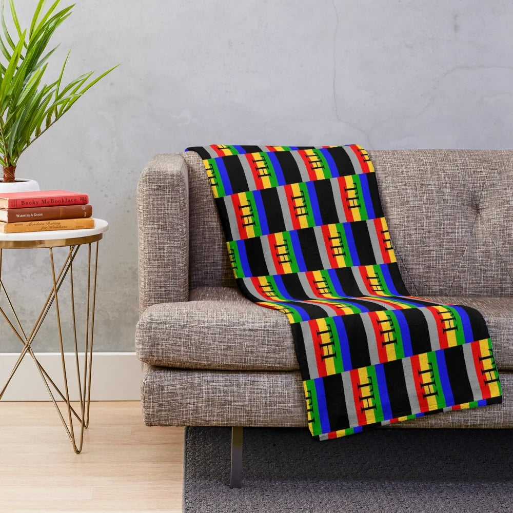 Tally Hall-inspired plush blanket featuring the band's logo and artwork