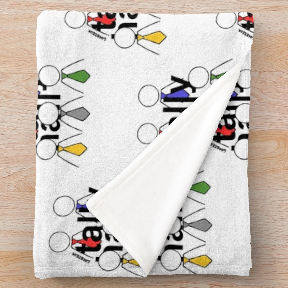 Tally Hall logo plush blanket