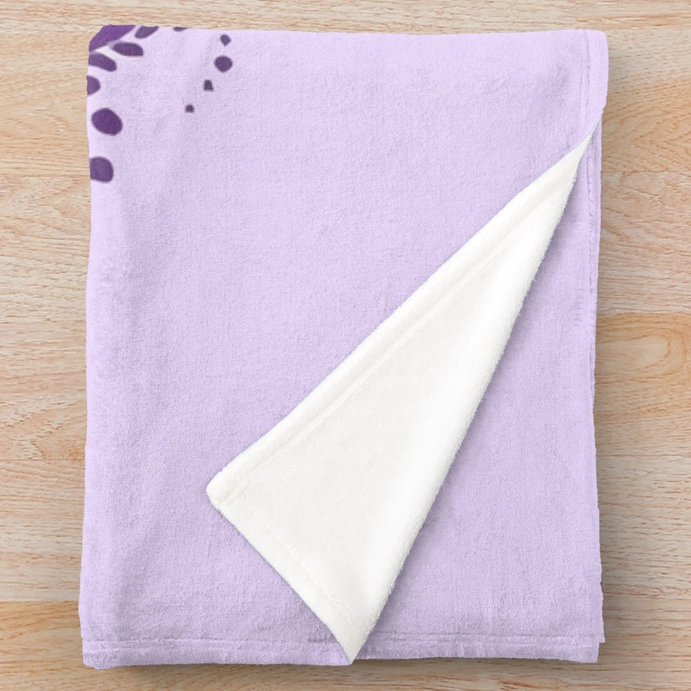 Tangled Sun Kingdom Dance Plush Blanket featuring Rapunzel and the sun symbol