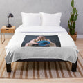 Tanya Tucker inspired plush blanket with musical notes and country music theme
