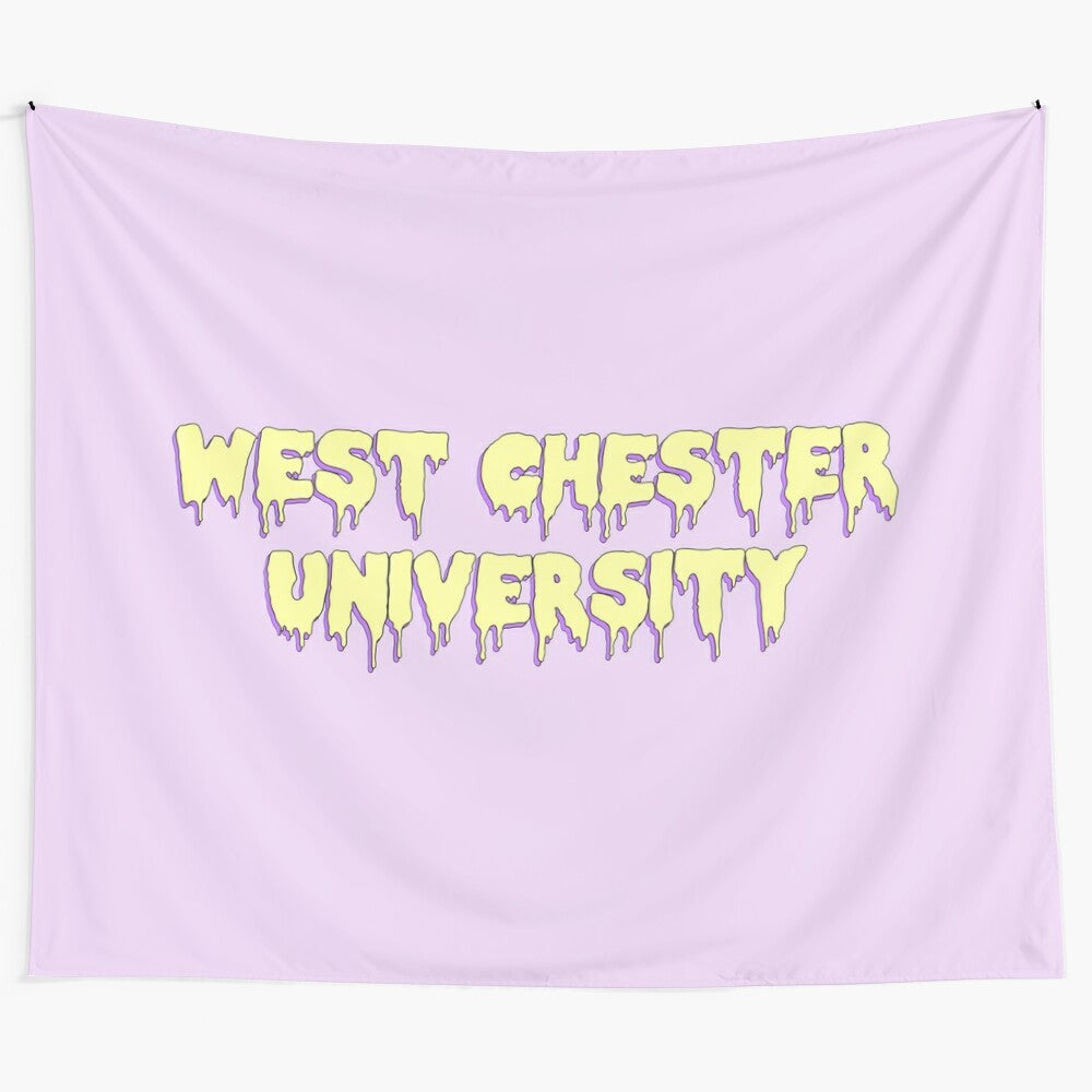 WCU Rams Logo on a Tapestry Fabric