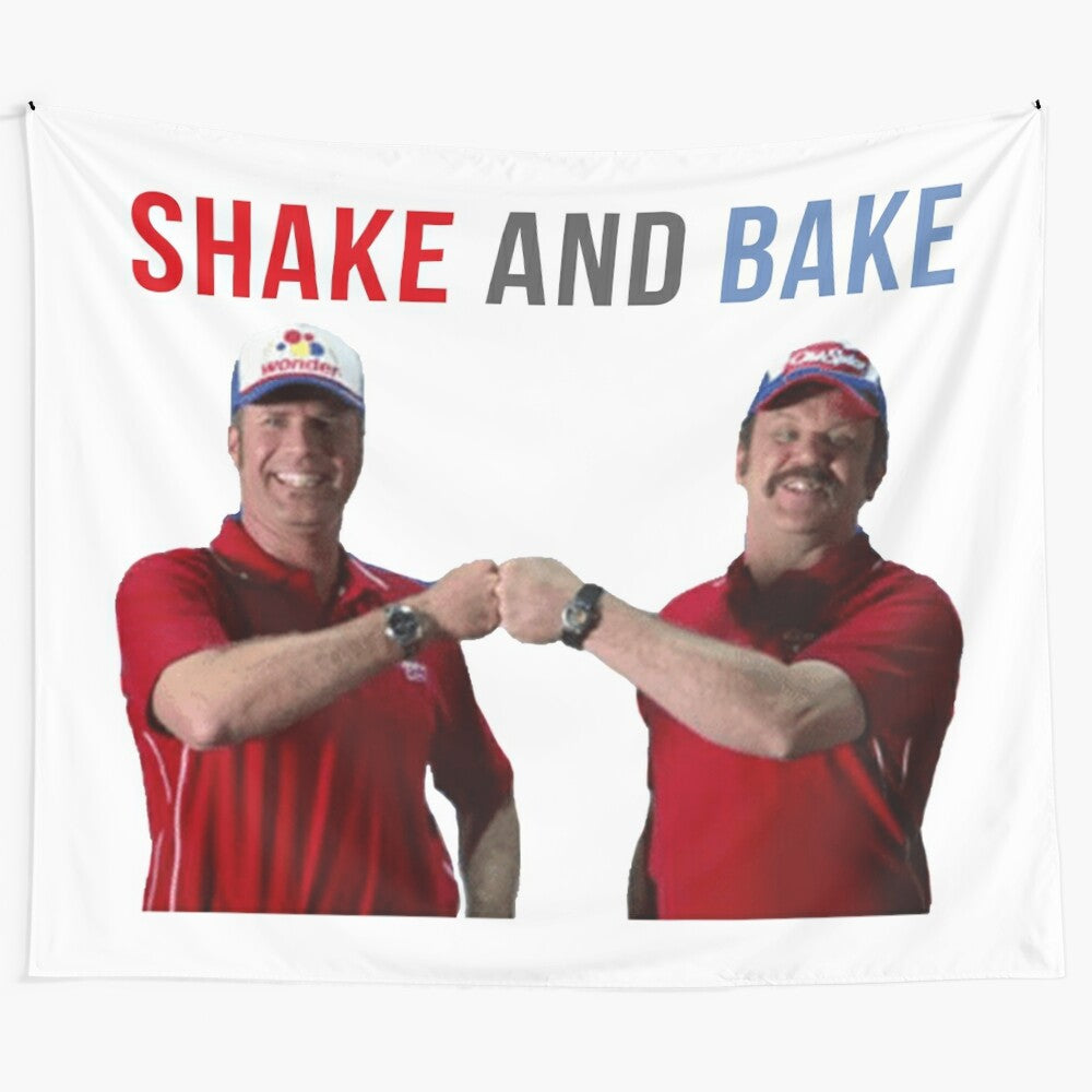 Ricky Bobby "Shake and Bake" Tapestry featuring Will Ferrell from the movie Talladega Nights