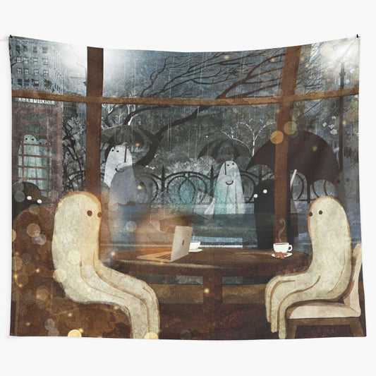 Warm glow tapestry creating a cozy atmosphere