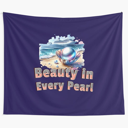 Floral tapestry with motivational and inspirational quotes